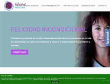 Tablet Screenshot of felicidadincondicional.com